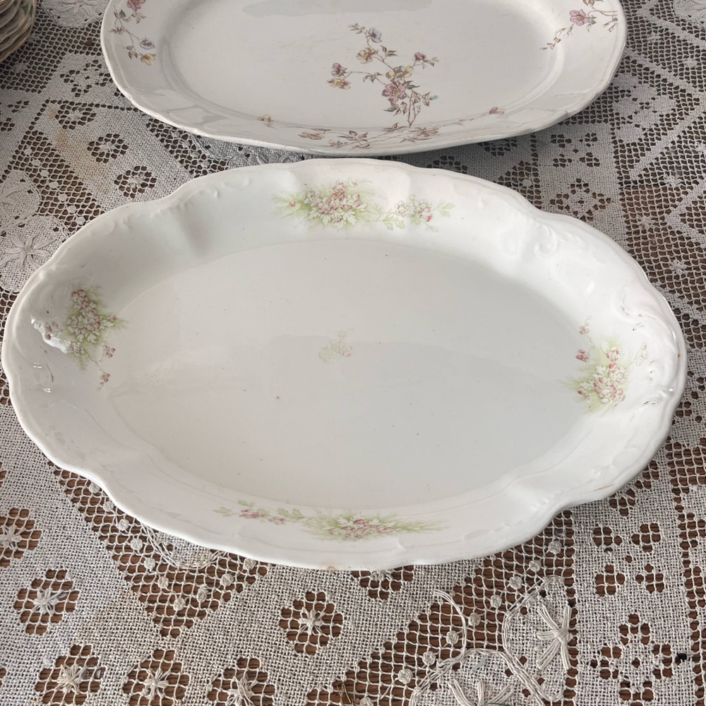 Large Farmhouse Platter Thanksgiving Turkey Platters Serving Platters